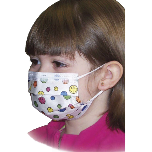 Precept® Children's Mask Procedure Mask Not Rated Earloops One Size Fits Most (706259_CS) 750/CS