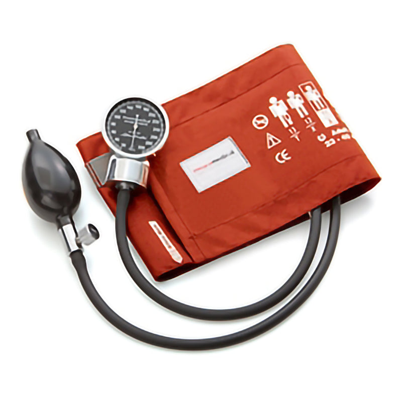 McKesson Deluxe Aneroid Sphygmomanometer Unit Adult Cuff Nylon Cuff 23 - 40 cm Pocket Aneroid (1067606_EA) 1/EA