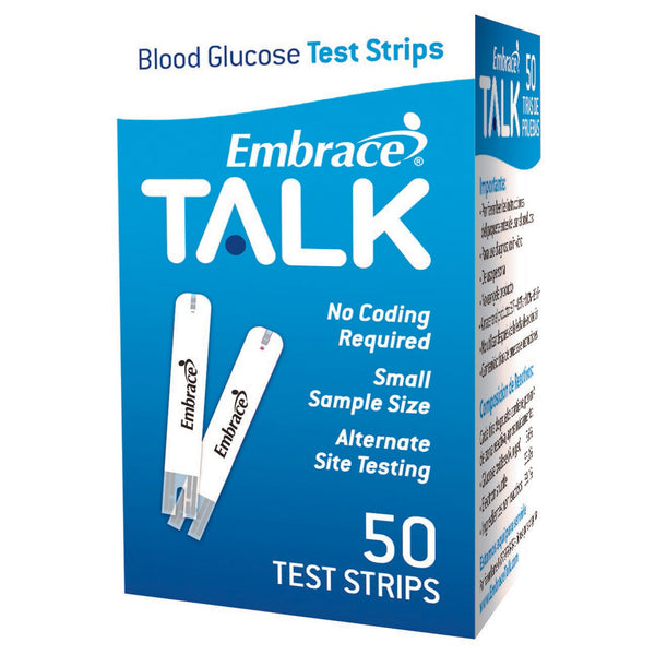 Embrace® Blood Glucose Test Strips 50 Strips per Pack (1125169_BX) 1/BX