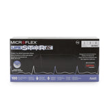 LifeStar™ EC Exam Glove Large NonSterile Nitrile Extended Cuff Length Textured Fingertips White / Blue Fentanyl Tested (1086858_CS) 1000/CS