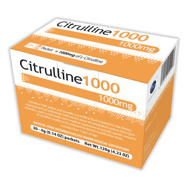 Citrulline1000 Oral Supplement Unflavored Powder 4 Gram Individual Packet (1142447_BX) 30/BX