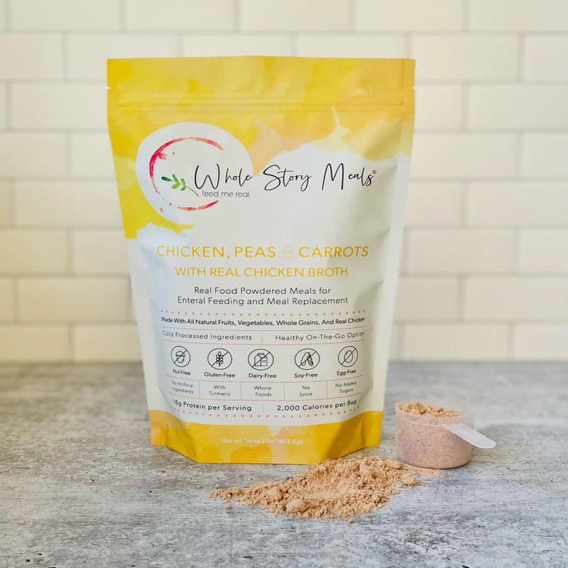 Whole Story Meals Oral Supplement Chicken / Peas / Carrot Flavor 16 oz. Pouch Powder (1223929_EA) 1/EA