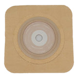 Safe n Simple™ Ostomy Barrier Trim to Fit, Standard Wear Flexible Tape 57 mm Flange Up to 1-3/4 Inch Opening 5 X 5 Inch (1245142_BX) 10/BX