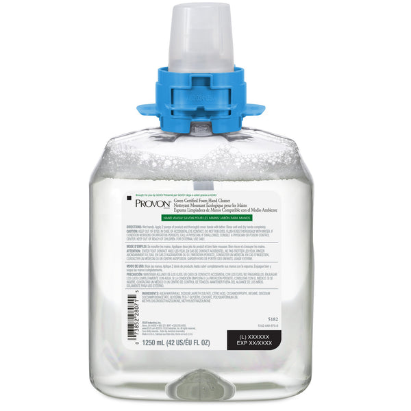 PROVON® Green Certified Soap Foaming 1,250 mL Dispenser Refill Bottle Soap Scent (1165671_CS) 4/CS