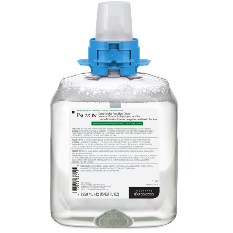 PROVON® Green Certified Soap Foaming 1,250 mL Dispenser Refill Bottle Soap Scent (1165671_CS) 4/CS