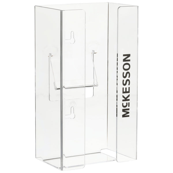 McKesson Glove Box Holder Horizontal or Vertical Mounted 1-Box Capacity Clear 4 X 5-1/2 X 10 Inch Plastic (464711_CS) 10/CS