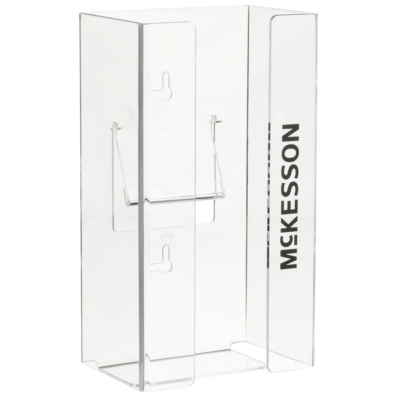 McKesson Glove Box Holder Horizontal or Vertical Mounted 1-Box Capacity Clear 4 X 5-1/2 X 10 Inch Plastic (464711_EA) 1/EA