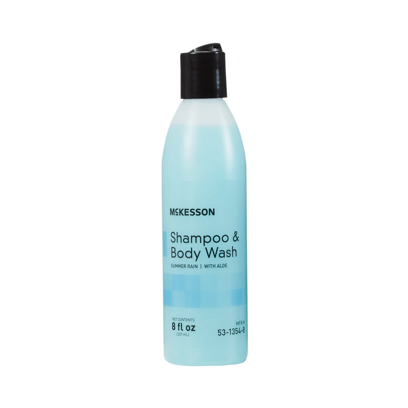 McKesson Shampoo and Body Wash 8 oz. Flip Top Bottle Summer Rain Scent (877018_CS) 48/CS