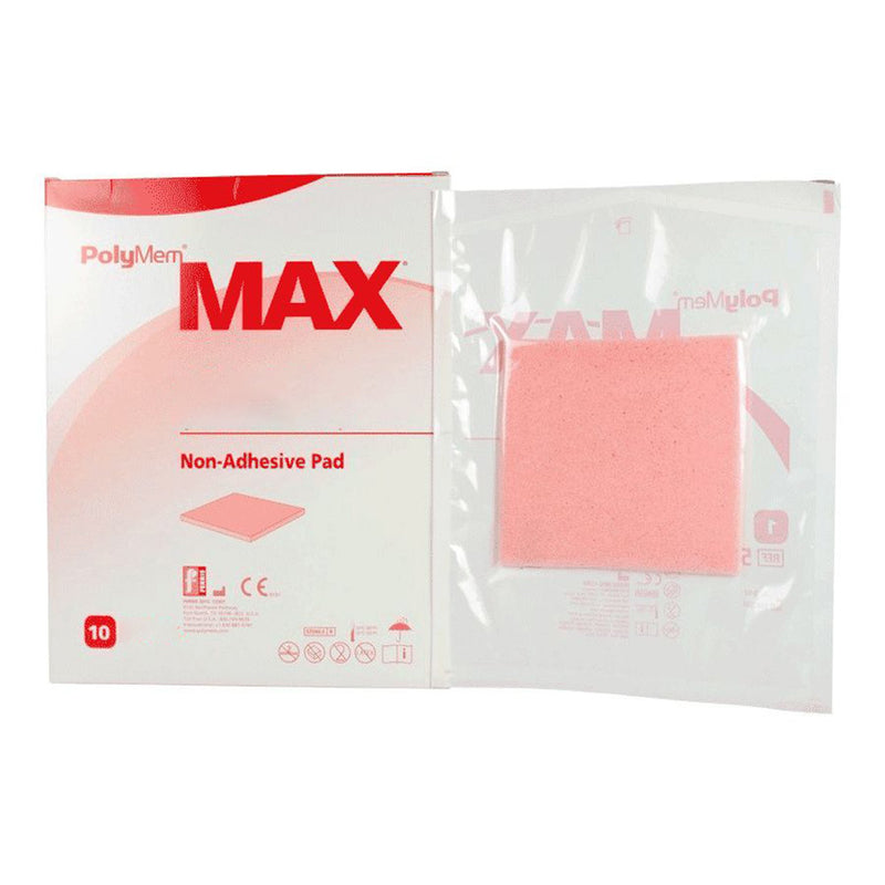 PolyMem® Max® Foam Dressing 3 X 3 Inch Without Border Film Backing Nonadhesive Square Sterile (1157150_EA) 1/EA