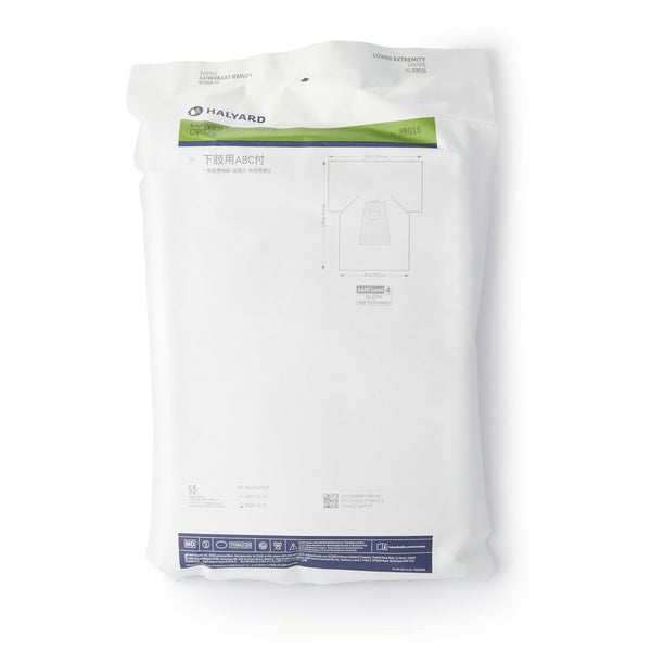 O&M Halyard Inc Orthopedic Drape Lower Extremity Drape 108 W X 80 W X 124 L Inch Sterile (347105_EA) 1/EA