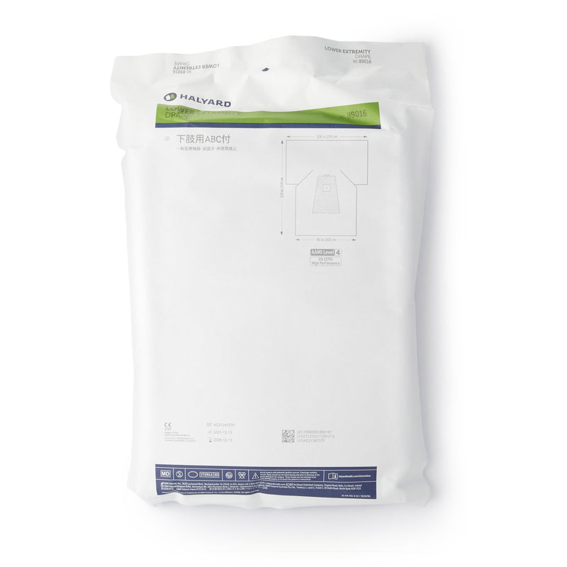 O&M Halyard Inc Orthopedic Drape Lower Extremity Drape 108 W X 80 W X 124 L Inch Sterile (347105_EA) 1/EA