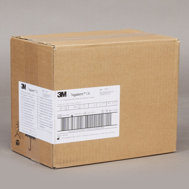 3M™ Tegaderm™ I.V. Dressing Adhesive / Film 2-3/4 X 3-1/4 Inch Sterile (331679_EA) 1/EA