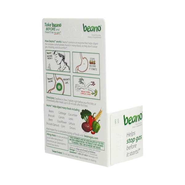 Beano® Gas Relief 300 GALU Strength Tablet 30 per Bottle (834928_BT) 1/BT
