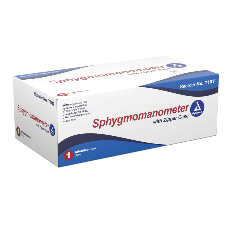 Dynarex® Aneroid Sphygmomanometer Unit Adult Cuff Nylon Cuff 19 - 27 cm Pocket Aneroid (827014_EA) 1/EA