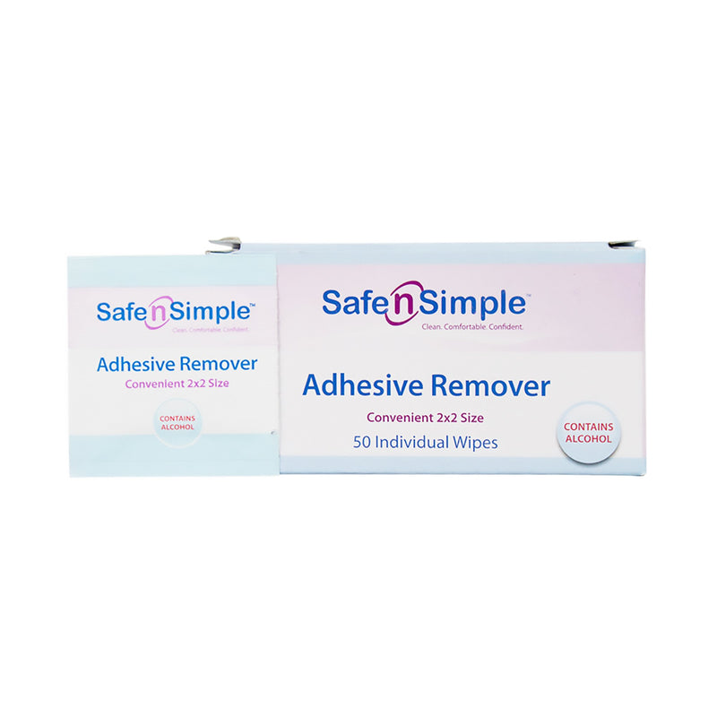 Safe N Simple Adhesive Remover Wipe (895484_BX) 50/BX