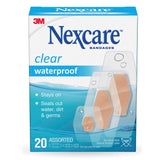 3M Nexcare™ Adhesive Strip 7/8 X 1-1/16 Inch / 1-1/4 X 2-1/2 Inch / 1-1/16 X 2-1/4 Inch Plastic Rectangle Sheer Sterile (723770_BX) 20/BX