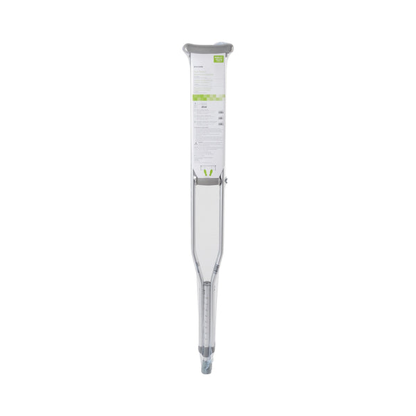 McKesson Underarm Crutches Tall Adult 5 Foot 10 Inch to 6 Foot 6 Inch User Height Aluminum Frame 350 lbs. Weight Capacity (1065231_PR) 1/PR
