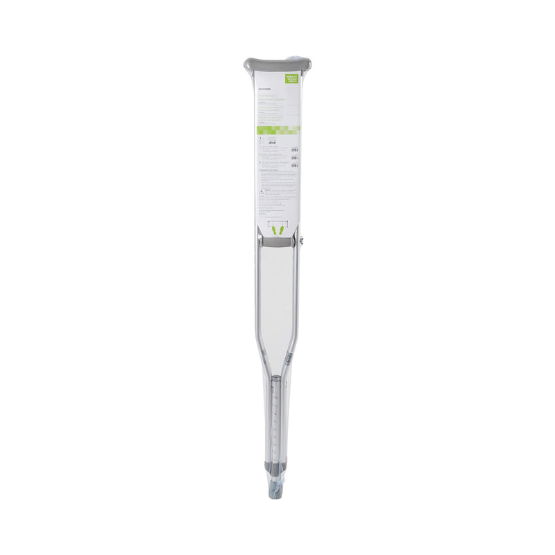 McKesson Underarm Crutches Tall Adult 5 Foot 10 Inch to 6 Foot 6 Inch User Height Aluminum Frame 350 lbs. Weight Capacity (1065231_PR) 1/PR