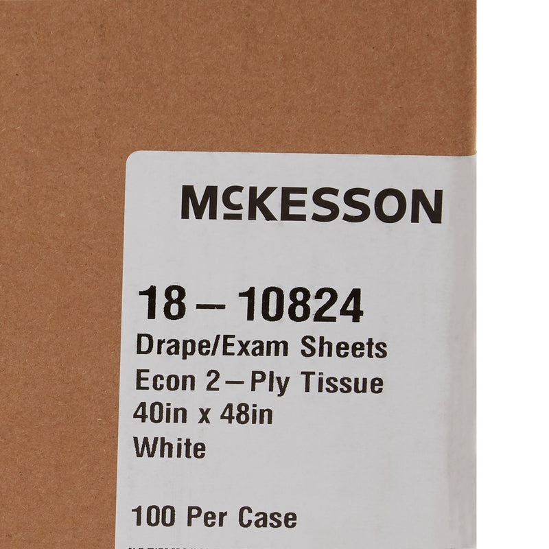 McKesson General Purpose Drape Physical Exam Drape 40 W X 48 L Inch NonSterile (201055_CS) 100/CS