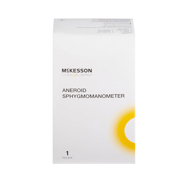 McKesson LUMEON™ Aneroid Sphygmomanometer Unit Large Adult Cuff Nylon Cuff 34 - 50 cm Pocket Aneroid (803187_CS) 20/CS