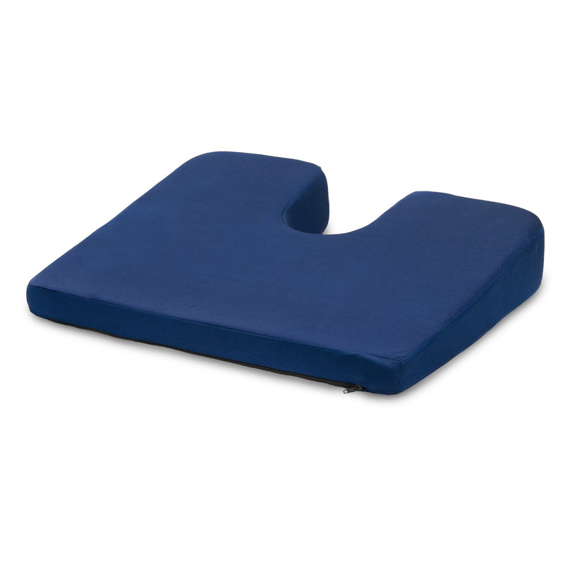 McKesson Coccyx Relief Seat Cushion 18 W X 14 L X 3 D Inch Foam (1103362_EA) 1/EA