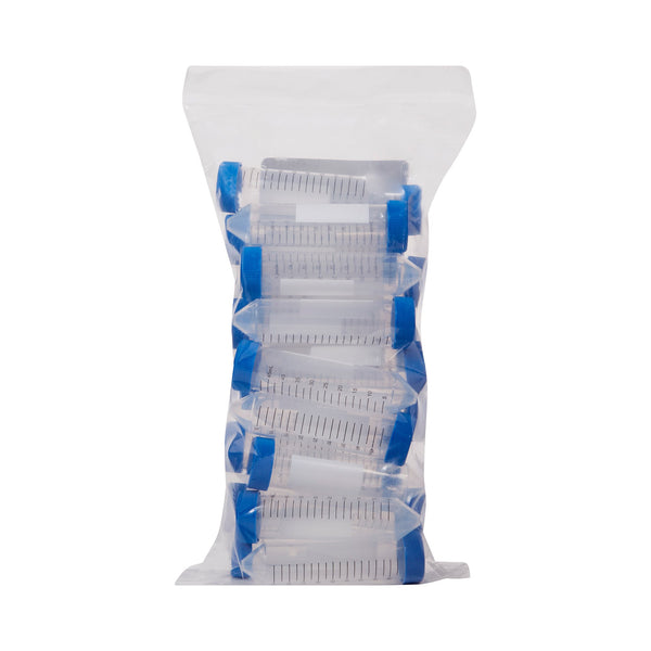 McKesson Centrifuge Tube Plain 50 mL Screw Cap Polypropylene Tube (1082082_BG) 25/BG