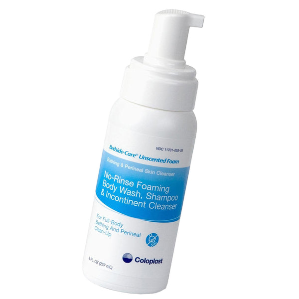 Bedside-Care® Rinse-Free Shampoo and Body Wash 8.1 oz. Pump Bottle Unscented (1077625_CS) 12/CS