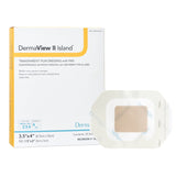 DermaView II™ Island Transparent Film Dressing with Pad 3-1/2 X 4 Inch Frame Style Delivery Rectangle Sterile (946647_EA) 1/EA