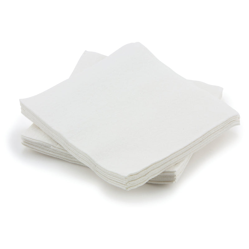 McKesson Washcloth 13 X 13 Inch White Disposable (577604_CS) 16/CS