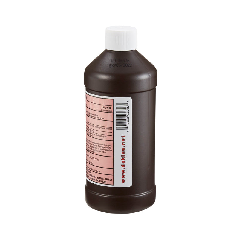 Dakin's® Solution Half Strength Wound Cleanser 16 oz. Twist Cap Bottle NonSterile Antimicrobial (351786_EA) 1/EA