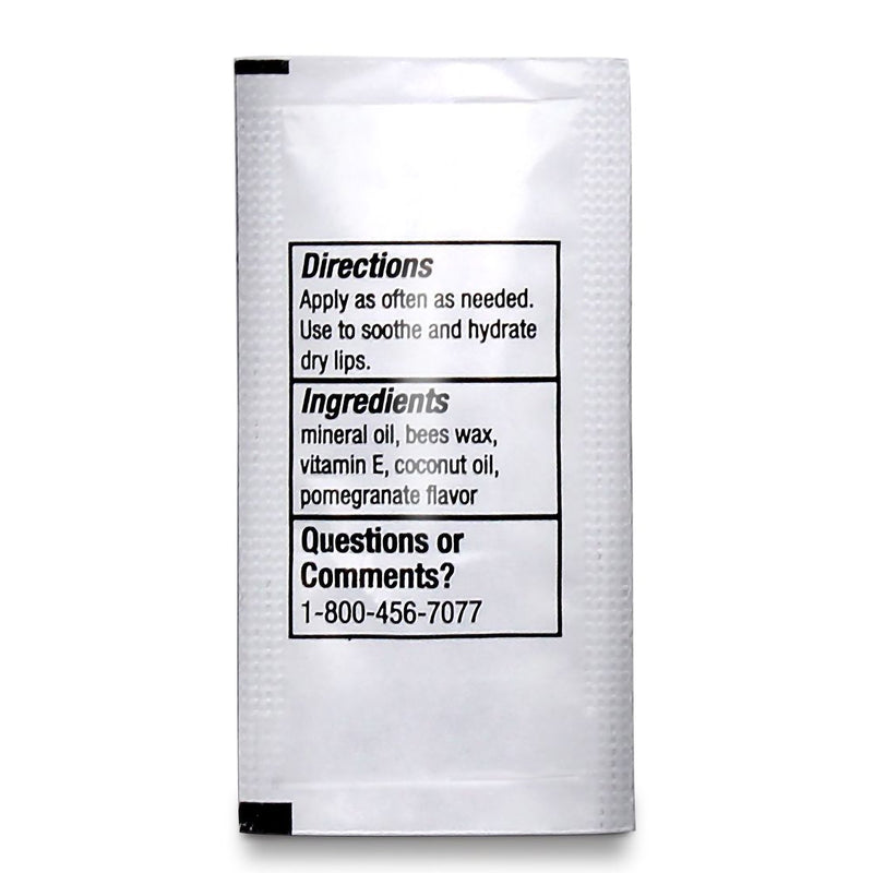 Safetec Lip Balm 0.5 Gram Individual Packet (955092_BX) 144/BX