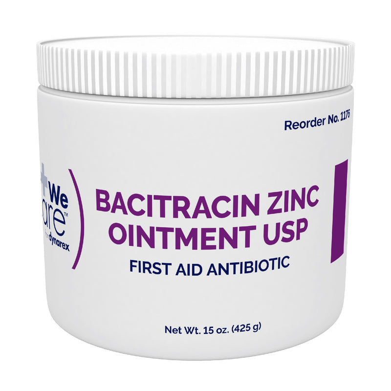 WeCare™ First Aid Antibiotic Bacitracin Zinc Ointment 15 oz. Jar (826465_EA) 1/EA