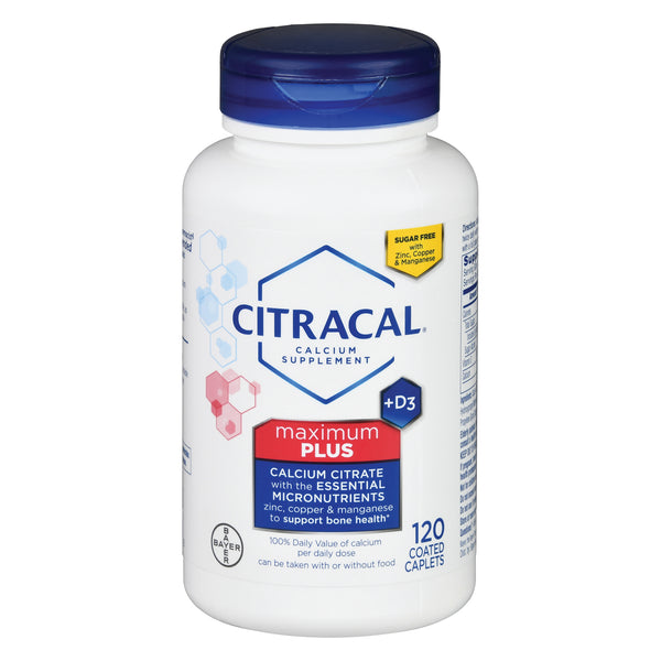 Citracal® Max Joint Health Supplement Calcium / Vitamin D 315 mg - 250 IU Strength Caplet 120 per Bottle (880131_BT) 1/BT
