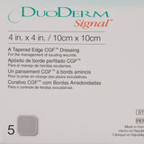 DuoDERM® Signal® CGF® Hydrocolloid Dressing Foam Backing 4 X 4 Inch Square Hydrocolloid (426728_BX) 5/BX