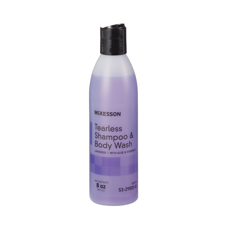 McKesson Tearless Shampoo and Body Wash 8 oz. Flip Top Bottle Lavender Scent (877035_CS) 48/CS