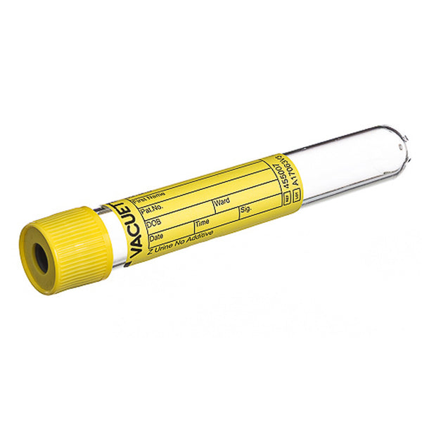VACUETTE® Z Urine No Additive Urinalysis Tube Plain 10.5 mL Pull Cap Polyethylene Terephthalate (PET) Tube (921958_CS) 1200/CS