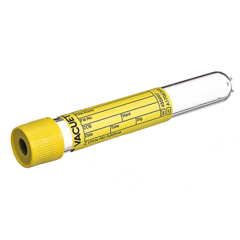 VACUETTE® Z Urine No Additive Urinalysis Tube Plain 10.5 mL Pull Cap Polyethylene Terephthalate (PET) Tube (921958_CS) 1200/CS