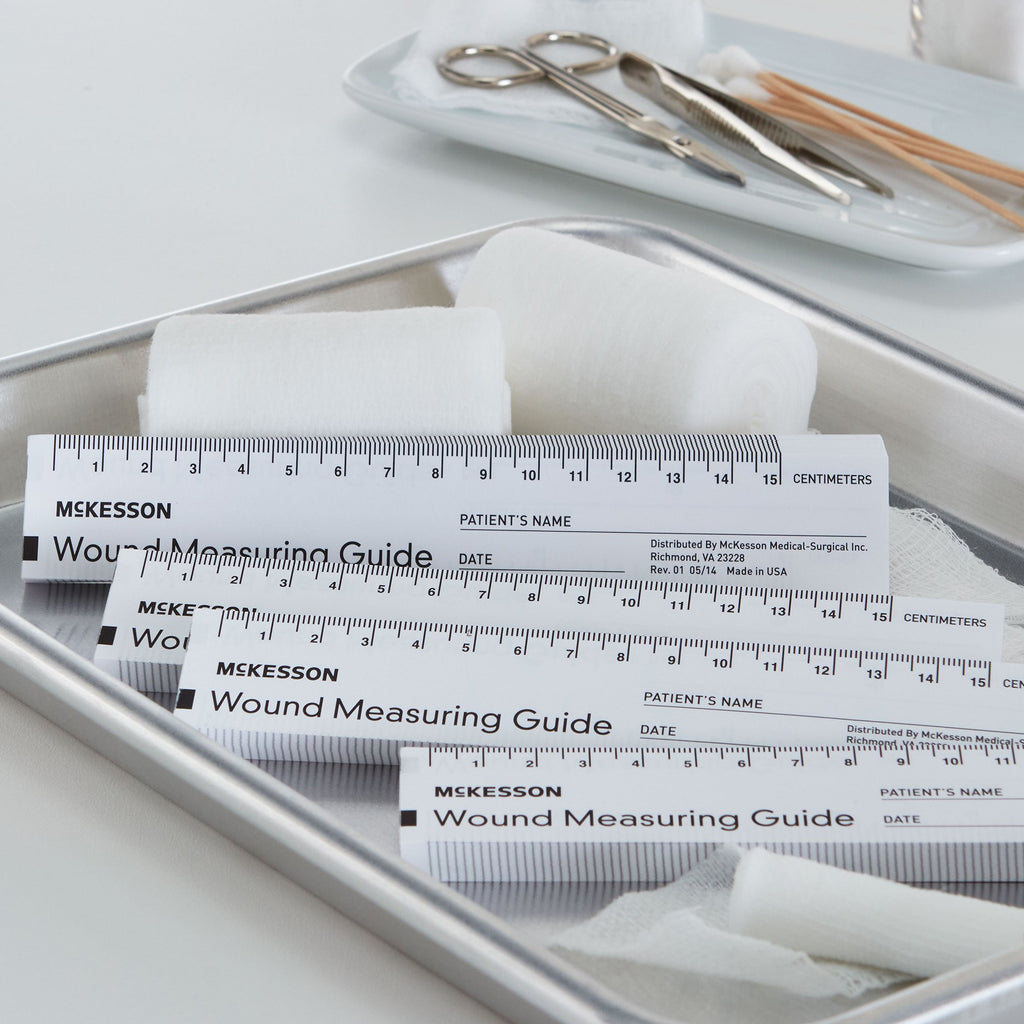 McKesson Wound Measuring Guide 6 Inch Length Paper NonSterile (871649 ...