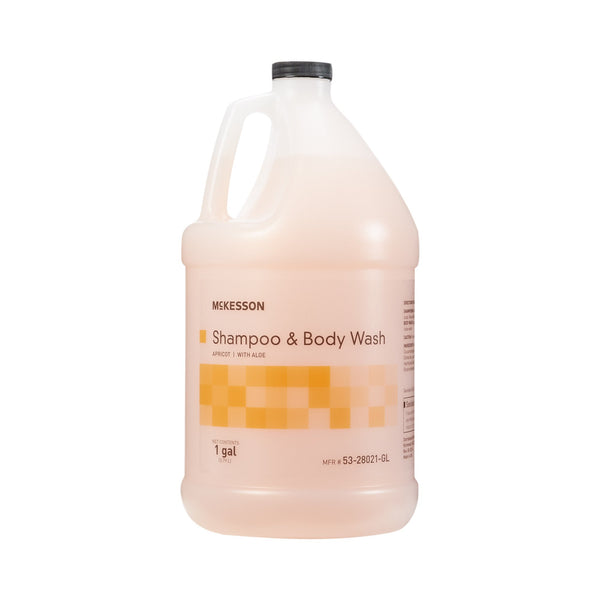 McKesson Shampoo and Body Wash 1 gal. Jug Apricot Scent (877030_EA) 1/EA