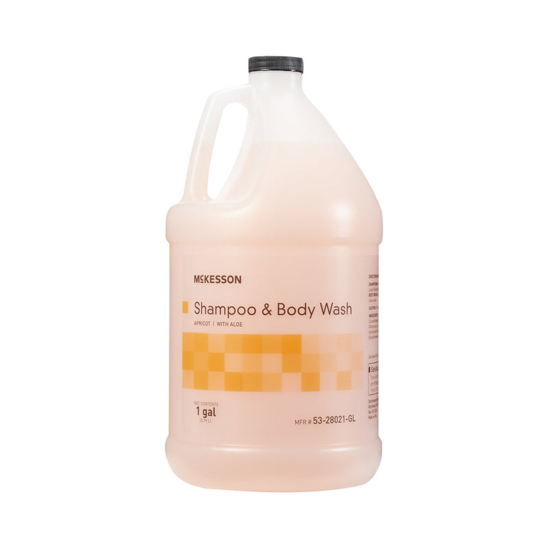 McKesson Shampoo and Body Wash 1 gal. Jug Apricot Scent (877030_EA) 1/EA