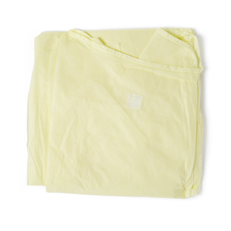 Precept® Protective Procedure Gown X-Large Yellow NonSterile AAMI Level 2 Disposable (1071088_BG) 10/BG