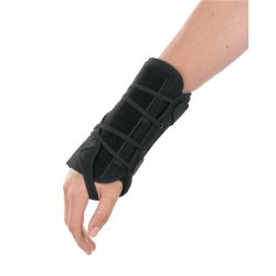 Apollo Universal Wrist Brace Aluminum / Foam Right Hand Black One Size Fits Most (860553_EA) 1/EA