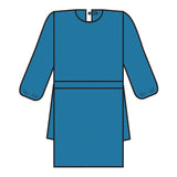Halyard Tri-Layer Protective Procedure Gown X-Large Blue NonSterile AAMI Level 2 Disposable (683687_CS) 100/CS
