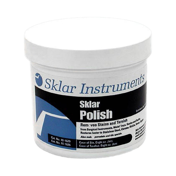 Sklar Instrument Polish 8 oz Jars, Removes Corrosive Stains (56984_EA) 1/EA