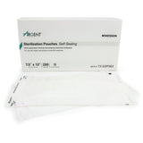 McKesson Argent™ Sure-Check® Sterilization Pouch Ethylene Oxide (EO) Gas / Steam 7-1/2 X 13 Inch Transparent / Blue Self Seal Paper / Film (524881_CS) 1000/CS