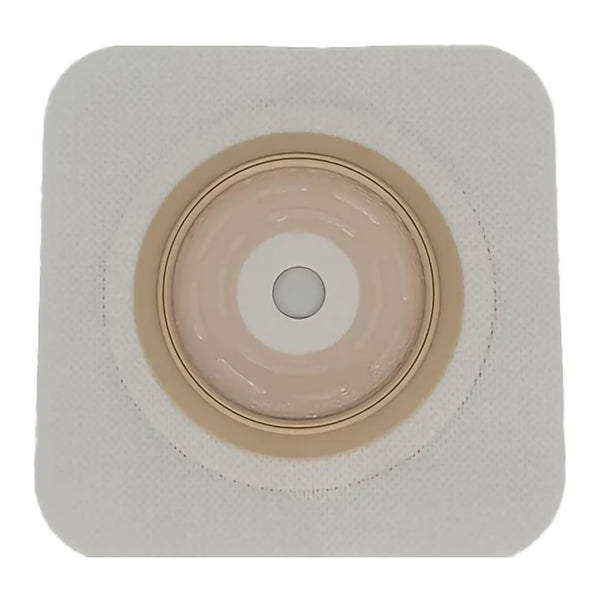 Safe N Simple Ostomy Barrier Trim to Fit, Extended Wear Adhesive Tape Collar 57 mm Flange Red Code System Up to 1-3/4 Inch Opening 5 X 5 Inch (1243999_BX) 5/BX