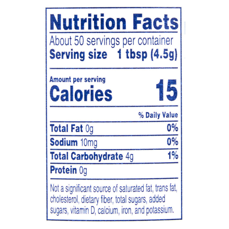 Thick & Easy® Food and Beverage Thickener 8 oz. Canister Unflavored Powder IDDSI Level 0 Thin (579399_CS) 12/CS