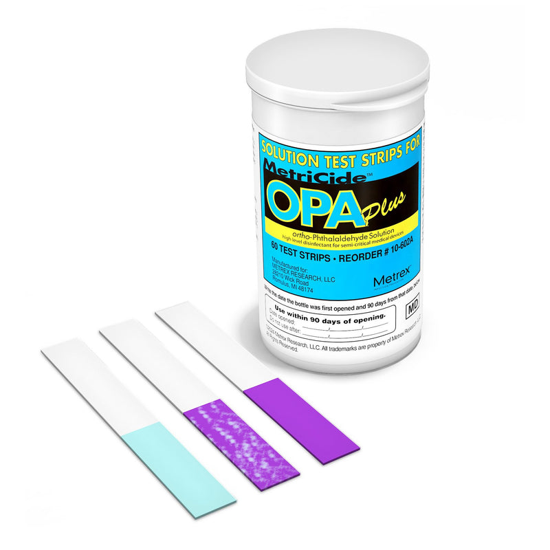 MetriCide™ OPA Plus OPA Concentration Indicator 60 Test Strips Single Use (1258326_BT) 1/BT