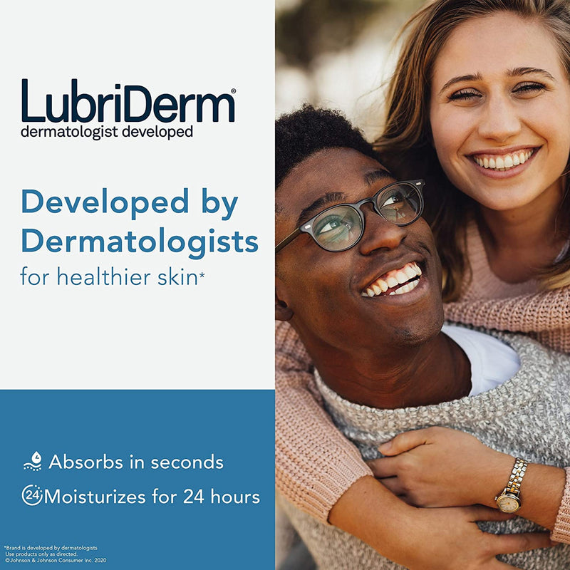 Lubriderm® Daily Moisture Hand and Body Moisturizer 16 oz. Pump Bottle Unscented Lotion (1228791_EA) 1/EA