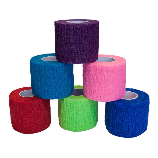 PremierPro™ Cohesive Bandage 2 Inch X 5 Yard Self-adherent Closure Assorted Colors NonSterile Standard Compression (1245432_CS) 36/CS
